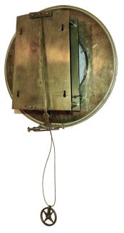 Vienna, Austria, small single weight regulator, late Biedermeier period, grid pendulum, eight day duration, c1855