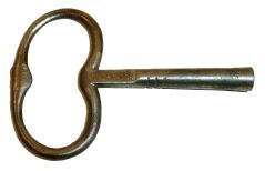 Lenzkirch, Germany, mahogany "Freischwinger", time and quarter strike. This model similar to the model 73 in the 1892 catalog, but this one with a different top bearing a sunburst. Serial #1,198,629 circa 1899.