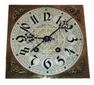 Lenzkirch, AGU, Germany, "Freischwinger", 8 days, time and strike, spring driven, series No. 26 movement in a walnut case with nicely turned cross column below door and turned half columns flanking silvered dial, serial number 927944, c1891