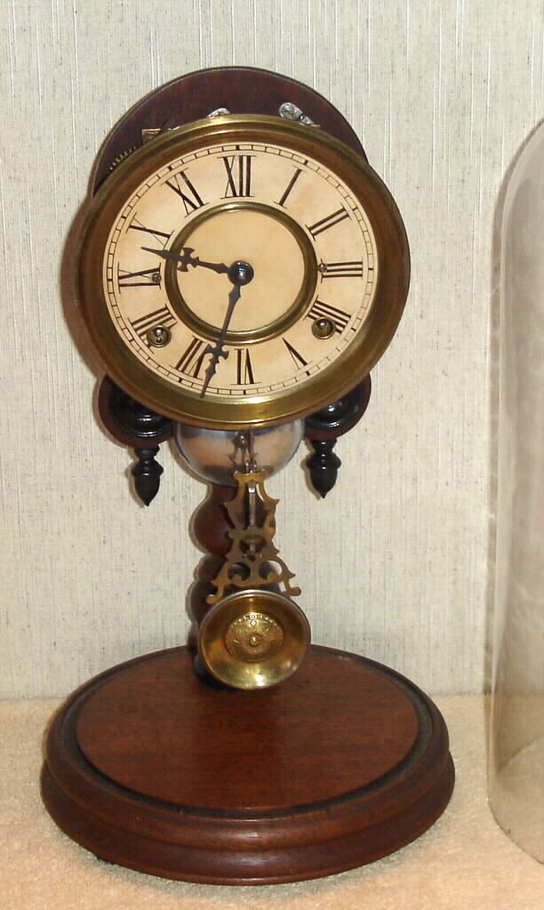 Original Cardboard Ivory 4-1/2” Ansonia Paper Dial Arabic Antique Clock Parts 