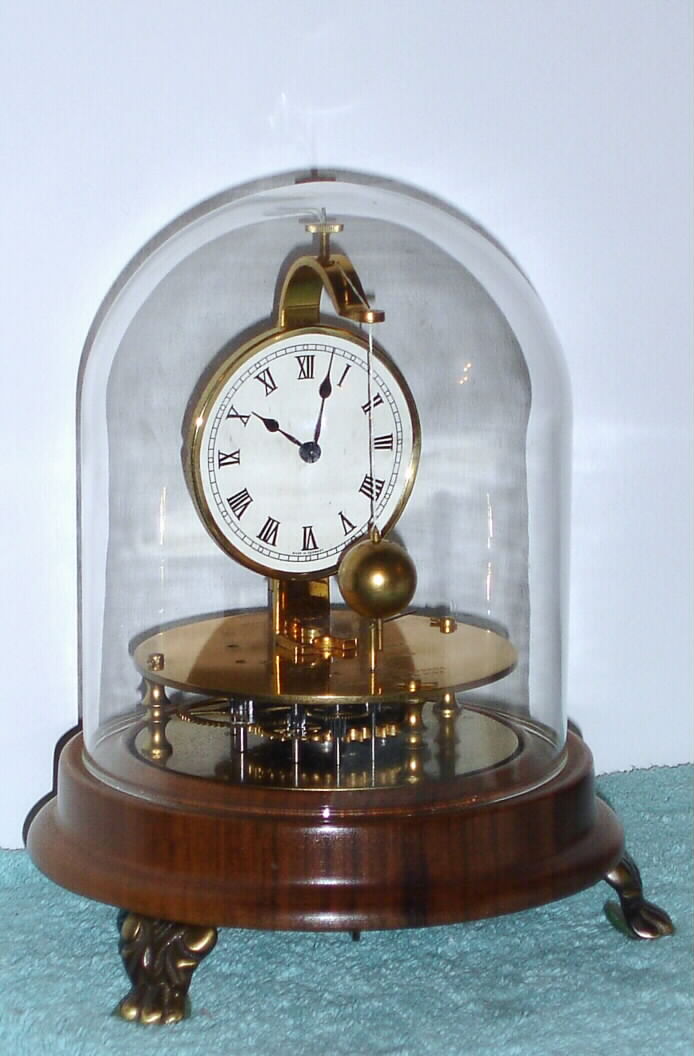 Beautiful Martin Luther King Jr Anniversary Pendulum Glass Dome Porcelain Clock 