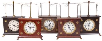 Clocks- 5 (Five) The Horolovar Co., "Ignatz" novelty or "Crazy" clock