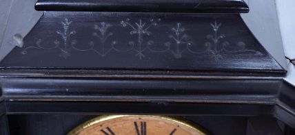 E. Ingraham & Co., Bristol, Conn., "Domino", 8 day, time and strike spring driven movement shelf clock.