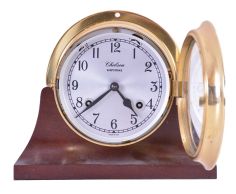 Chelsea Clock Co., Boston, Mass., "Shipstrike", 8 day, time and strike spring driven, lever movement "Ship