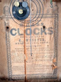 Clocks- 20 (Twenty) mantel and desk clocks: 3 (Three) black mantel clocks, 2 (Two) weight-driven ogee clocks, many wood cased mantel clocks, 2 (Two) Barr clocks for parts, a Seth Thomas chime clock, and a 400-day clock. Makers include Seth Thomas, Ansonia, Kundo, Barr, Waterbury, Ingraham, Chauncey Jerome, and H. Webster.