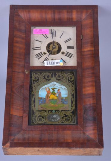 Clocks- 20 (Twenty) mantel and desk clocks: 3 (Three) black mantel clocks, 2 (Two) weight-driven ogee clocks, many wood cased mantel clocks, 2 (Two) Barr clocks for parts, a Seth Thomas chime clock, and a 400-day clock. Makers include Seth Thomas, Ansonia, Kundo, Barr, Waterbury, Ingraham, Chauncey Jerome, and H. Webster.
