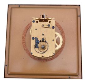 Elliott, London, for Garrard & Co., Ltd., shelf clock, rectilinear green onyx case with gilt bezel, gilt composite dial, blued steel trefoil hands, 8 day timepiece movement with lever escapement