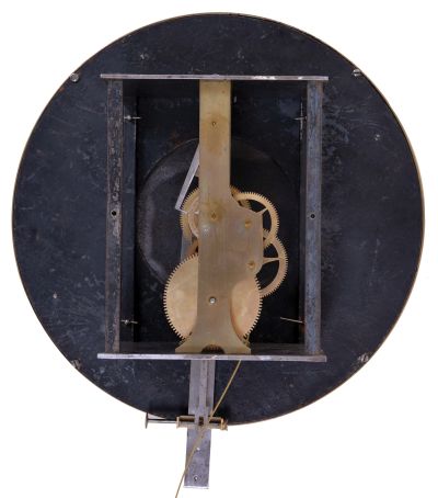 Tall Clocks- 3 (Three): The first, a late 19th century pinwheel regulator, oak case with round top and removable crest, sides with applied scroll ornament, Roman numeral white enamel dial, blued steel hands, 8 day weight driven timepiece movement with heavy gridiron pendulum, the next an 18th century European tall clock with walnut veneer case, molded and paneled base below trunk door with glazed oculus, bonnet with canted corners, 8 day, time and strike movement, and sheet iron dial with applied chapter ring, the last by T. Gate, Carlisle, oak case with flat top bonnet, brass composite dial, and 8 day, time and strike movement, together with a nickel plated regulator pendulum,