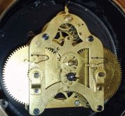 Seth Thomas Clock Co., Thomaston, Conn., 8 day, double wind spring driven, lever movement Ward room or engine room clock. The case and dial may have been made by the Foxboro Company with a movement supplied by Seth Thomas. They were a manufacturer of industrial control instruments.