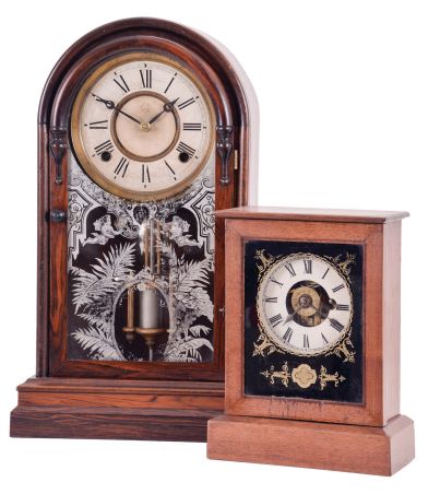 Long case clock replacement Pressed Brass paterae type H 