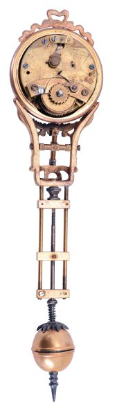 Junghans, Germany, elephant model swinging clock, patinated figure of an elephant mounted to a molded beechwood base, the 8 day swinging timepiece held aloft at the end of his trunk, clock case with gilt and silvered surfaces, Arabic numeral white enamel dial, blued steel hands, 8 day time only movement