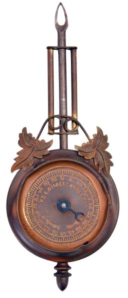 William L. Gilbert Clock Co., Winsted, Conn., Gallia 8 day, time and strike spring driven movement shelf clock.