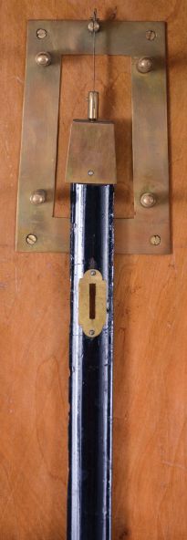 Germany, 8 day, time and strike one weight driven, brass movement Vienna regulator wall clock.