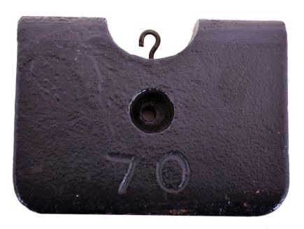 E. Howard & Co., Boston, Mass., "No. 70-16 Regulator", wall clock, oak case with turned wooden bezel and reverse painted tablet, Roman numeral painted dial, blued steel hands, and 8 day, time only, weight driven movement