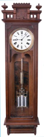Wm. L. Gilbert Clock Co., Winsted, Conn., "Regulator No. 18", jeweler