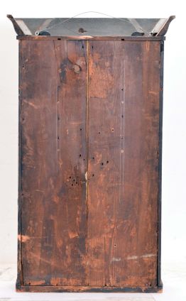 Forestville Manufacturing Co., (J. C. Brown), 8 day, time and strike, weight driven brass movement column & cornice shelf clock.