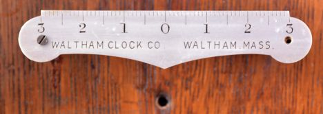 Waltham Clock Co., Waltham, Mass., "Regulator No. 14", jeweler