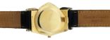 Hamilton Watch Co., Lancaster, Penn., "Pacer", cal. 505 electric movement in a yellow and white gold filled case with Arabic numeral and arrow marker metal dial and gilt dauphine hands, c1960.