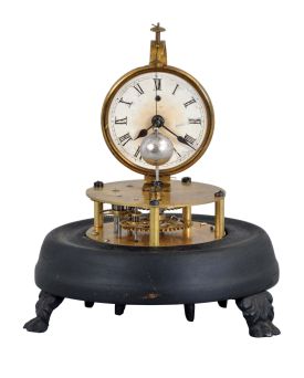 E. N. Welch Mfg. Co., Forestville, Conn., "Briggs Rotary", 30 hour, spring driven, rotary pendulum novelty timepiece.
