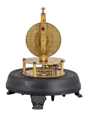 E. N. Welch Mfg. Co., Forestville, Conn., "Briggs Rotary", 30 hour, spring driven, rotary pendulum novelty timepiece.