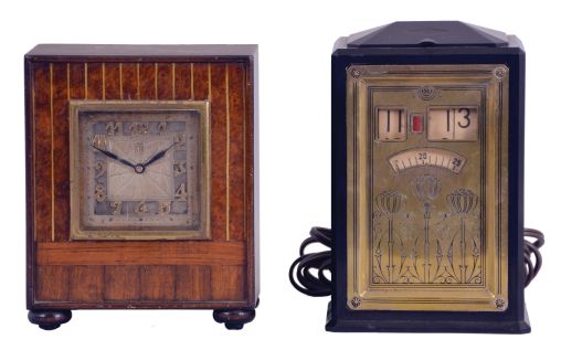Etched Flower Basket Pattern Lower Glass Beehive size Steeple Clock 