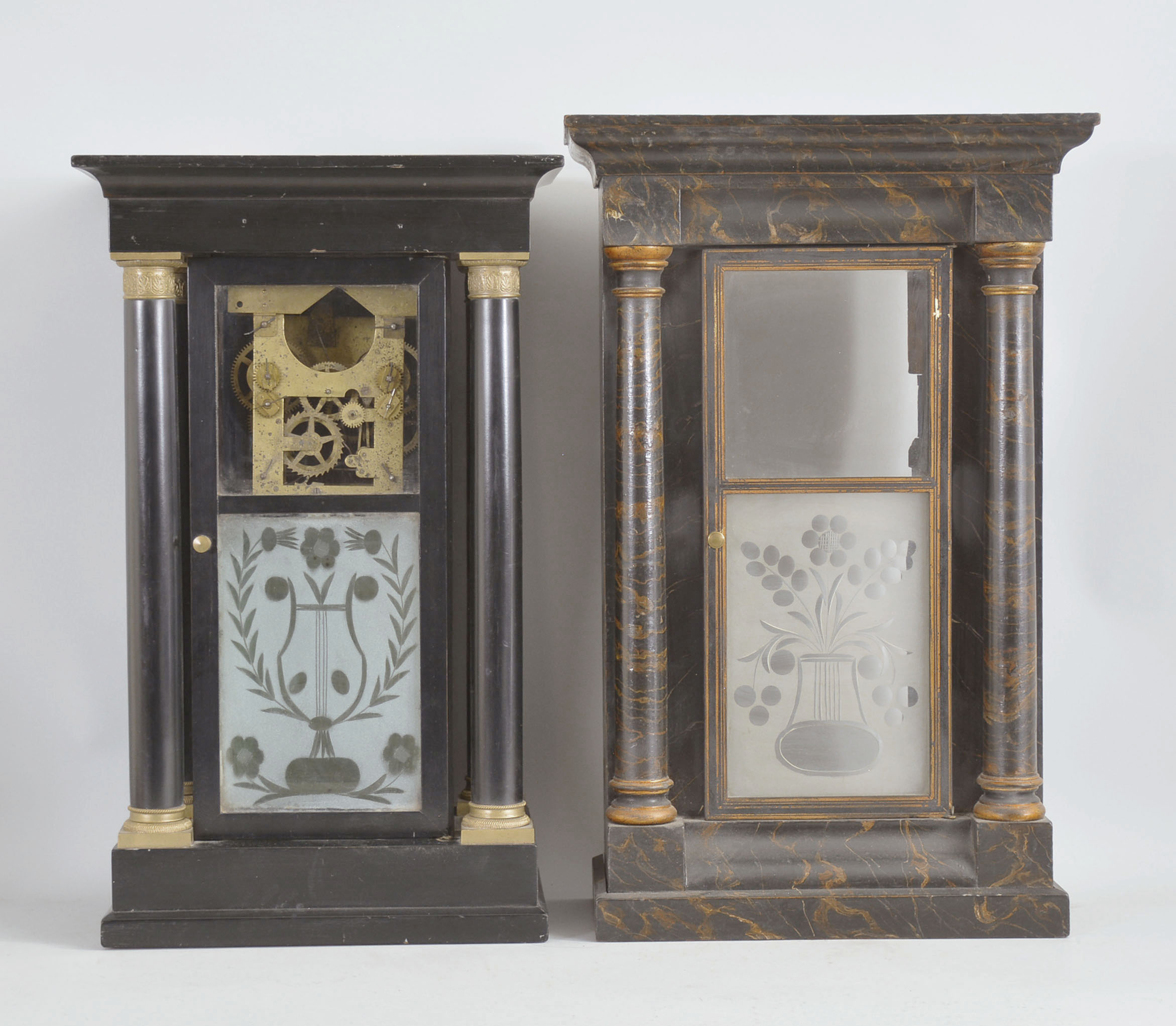 Large lot of parts for Crane torsion pendulum clocks by the Year Clock