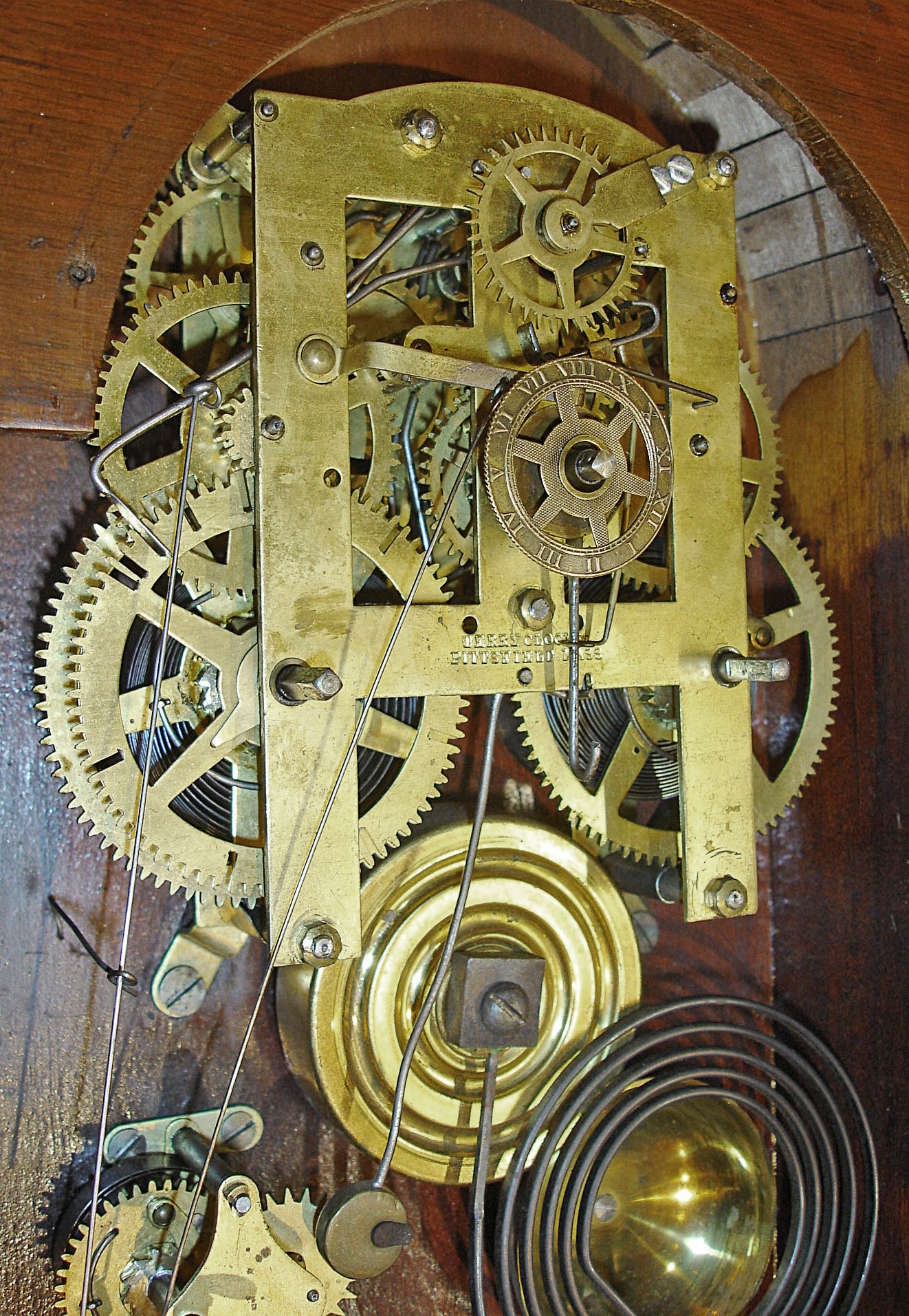 Terry Clock Co. shelf clock