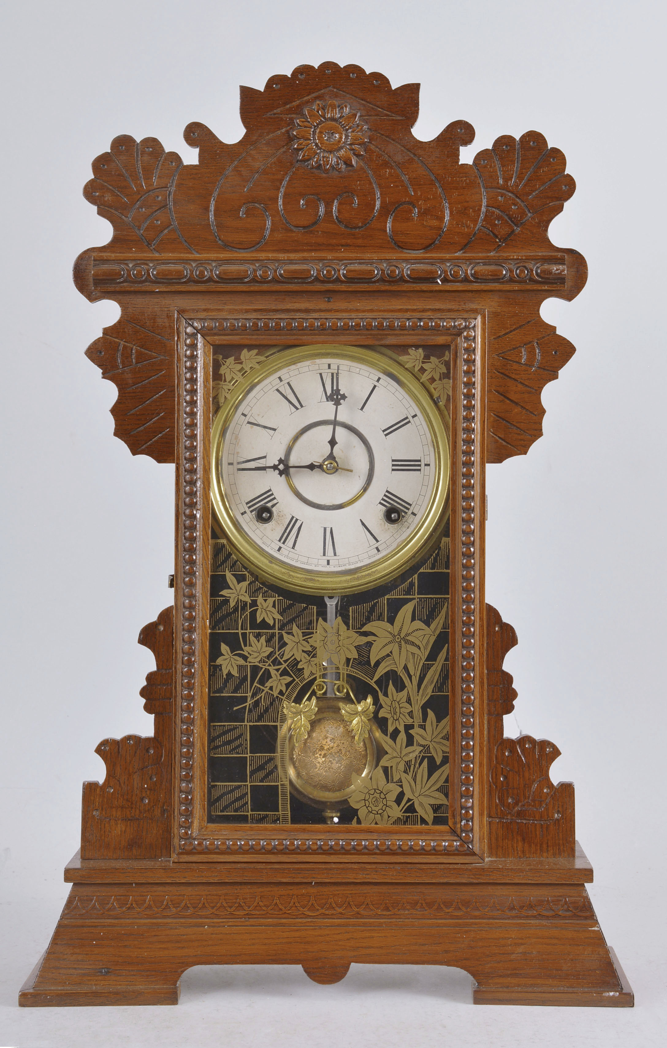Gilbert "Lake No. 1" and Ingraham "Vesta" Shelf Clocks