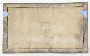 Brilliant Sign Co. Ltd., London, England, advertising mirror in an oak frame, incised gilt lettering reading "Simonds / Reading / Pale Ales and Stout / Home & Export", and central hop leaf trademark in red enamel