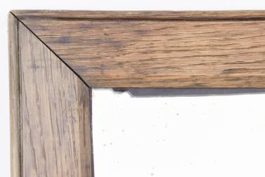 Brilliant Sign Co. Ltd., London, England, advertising mirror in an oak frame, incised gilt lettering reading "Simonds / Reading / Pale Ales and Stout / Home & Export", and central hop leaf trademark in red enamel