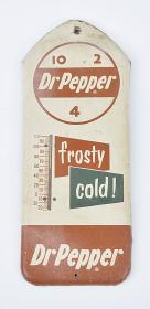 Signs- 8 (Eight) advertising: (1) Large painted metal sign for 7up, 41" x 40"; (2) Embossed painted metal sign for "K