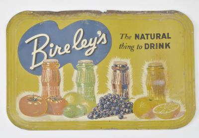 Signs- 8 (Eight) advertising: (1) Large painted metal sign for 7up, 41" x 40"; (2) Embossed painted metal sign for "K