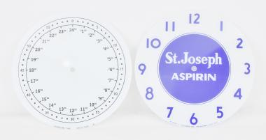 Signs- 8 (Eight) advertising: (1) Large painted metal sign for 7up, 41" x 40"; (2) Embossed painted metal sign for "K