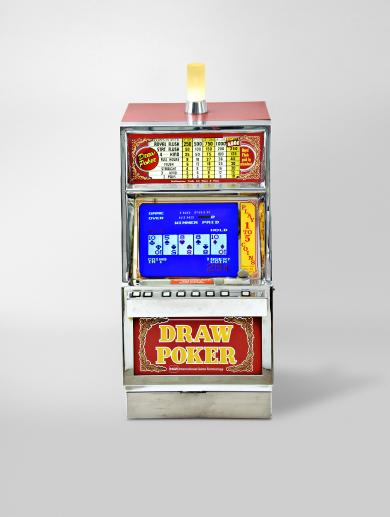 International Game Technology, Las Vegas, Nevada, "Draw Poker" video poker machine, 25 cent machine, paying out even on Jack
