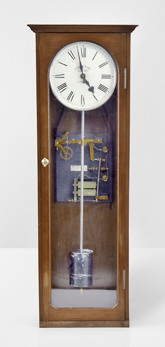 Early Synchronome 3/4 seconds beating master clock