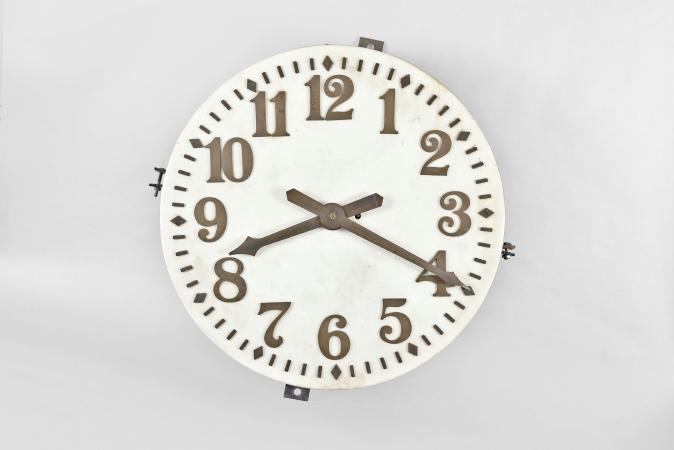 E. Howard & Co., Boston, Mass., "No. 21", 8 day weight driven brass movement with maintaining power marble front gallery timepiece.