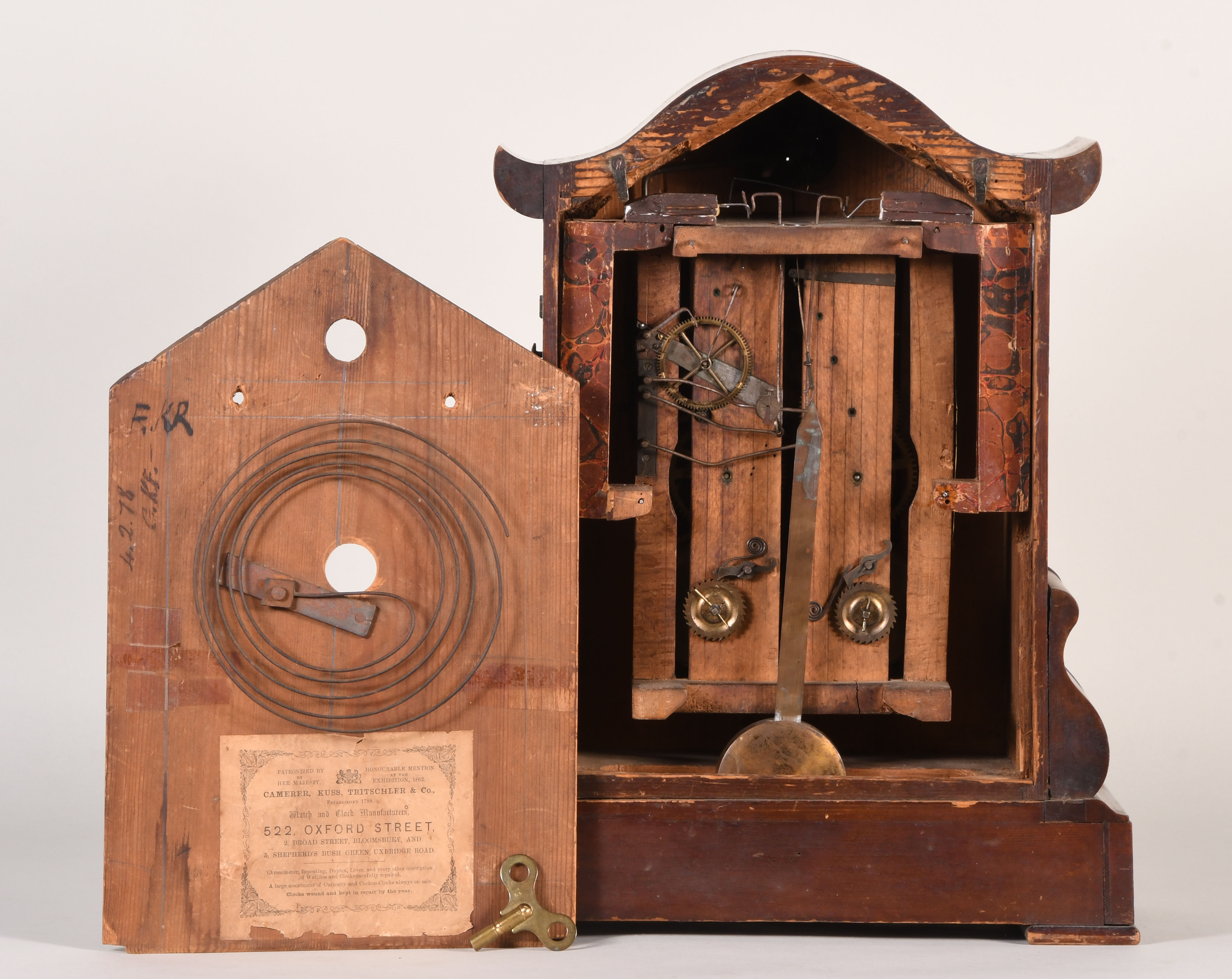 Johann Baptist Beha model 519 B shelf cuckoo clock