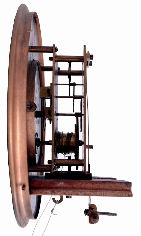 Austrian, single weight, serpentine case, "Vienna Regulator" timepiece, 8 days, c1865