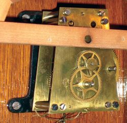 Seth Thomas Clock Co., Thomaston, Conn., "Regulator No. 2" wall clock in oak case with 8 days, weight driven timepiece movement, c1910.