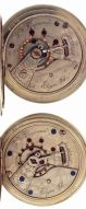 Pocket watches- 2 (Two): Both 18 size, 17 jewel Elgin, the first with Arabic numeral O