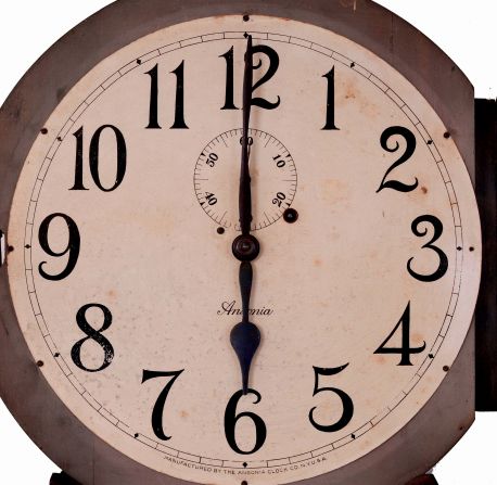 Ansonia Clock Co., Ansonia, Conn., "Standard Regulator", 8 days, weight brass movement regulator wall timepiece, c1910 A clock very similar to a Seth Thomas No. 2 regulator.