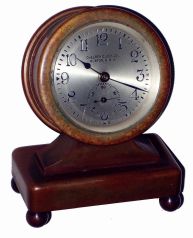 Chelsea Clock Co., Boston, Mass., "Lexington", bronze, 8 days, time only desk clock #168568, 1925