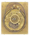 Adolph Uligh, Vienna, quarter repeating miniature carriage clock, rectilinear, gilt brass case on turned feet, the front and sides with foliate engraving, Roman numeral silvered dial, also engraved with floral decoration, blued steel Breguet style hands, round, 30 hour verge fusee movement with blued steel gongs, repeating the last hour and quarter on demand
