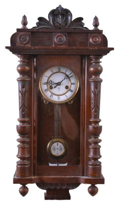 Clocks- 7 (Seven) German Wall Clocks: 8 day, time and strike, spring driven RA clocks by makers including Becker; (2), Junghans, Braukmann, Uhrenfabrik Neustadt AG, and others