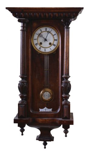Clocks- 7 (Seven) German Wall Clocks: 8 day, time and strike, spring driven RA clocks by makers including Becker; (2), Junghans, Braukmann, Uhrenfabrik Neustadt AG, and others