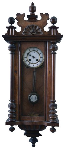Clocks- 7 (Seven) German Wall Clocks: 8 day, time and strike, spring driven RA clocks by makers including Becker; (2), Junghans, Braukmann, Uhrenfabrik Neustadt AG, and others