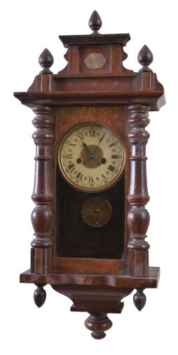 Clocks- 7 (Seven) German Wall Clocks: 8 day, time and strike, spring driven RA clocks by makers including Becker; (2), Junghans, Braukmann, Uhrenfabrik Neustadt AG, and others