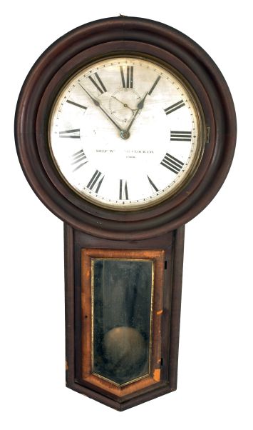 Clocks- 15 (Fifteen) American and European shelf clocks: including a Seth Thomas "Sonora" chime clock, two 30-hour cottage clocks, two Ingraham "Doric" clocks, a Junghans electro-mechanical clock, a brass-cased French clock sold by Tilden Thurber Co., a weight driven ogee clock, a sharp gothic clock, a French time-only mantel clock, a modern chiming bracket clock, two 30-hour clocks by Chauncey Jerome, a small pillar & scroll clock, and a wall clock by the Self-Winding Clock Company.