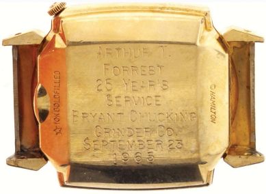 Wrist watches- 6 (Six): All Hamilton Electric, 2) cal. 500, 1) cal. 500A, 3) cal. 505, stainless steel and gold filled cases.