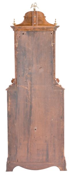 Unknown, Massachusetts, 8 day, time and strike weight-driven brass movement Mass. shelf clock.